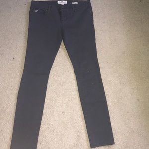 Gray holister jeggings used but no stains.